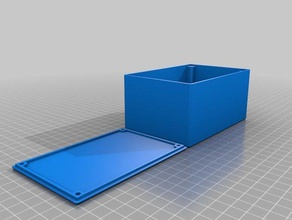 mon projet personnalisé couvercle de boîte à vis l'électronique 3d print model - Mito3D