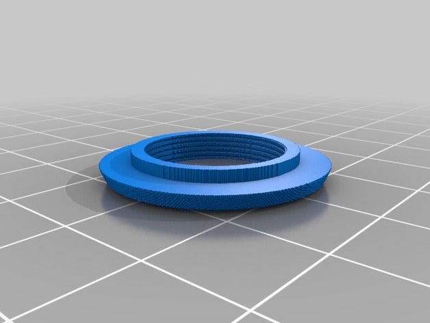 3d slash threaded eyelet 3D print model - Mito3D