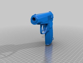 makarov pm pistol replica 3d printing 3d print model - Mito3D