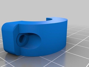 creality cr-10 e3d volcano mount clamp low profile 3d printer parts 3d print model - Mito3D
