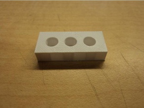 Ziegel einfach Gebäude & Strukturen brick Steine backstein center-block Magie sammeln mtg 3d print model - Mito3D