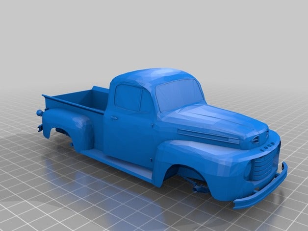 1949 ford f-1 scans & replicas car modelcar truck 3D print model - Mito3D