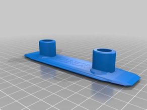 dedo de wakeboard La impresión en 3d la junta snowboard juguete tabla tech deck modelo 3d print model - Mito3D