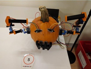 citrouille bot arduino la robotique le robot servo 3d print model - Mito3D