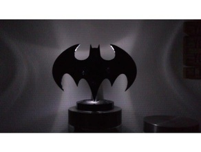 batman lampe décor 1992 3v pièce de monnaie cellule dc comics bureau fan geek le joker la led lumière film histoire des trucs jouet 3d print model - Mito3D