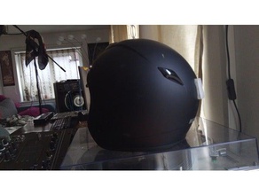capacete, óculos de proteção cinta suporte esporte & ao ar livre atv moto carro conector tampa olhos vidro cola capacete titular monte 3d print model - Mito3D