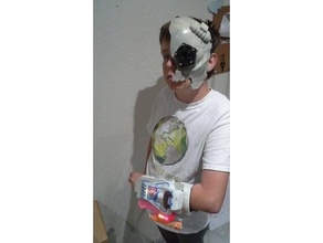 bryces guantelete cyborg máscara el traje costumechallenge2017 3d print model - Mito3D