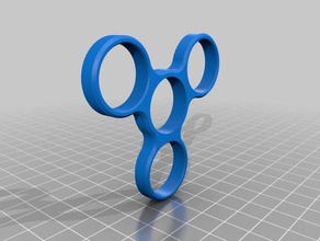 triple spinner 3d printing fidget toy 3d print model - Mito3D
