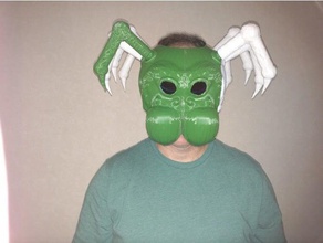 spider face costume costumechallenge2017 halloween mask masks 3d print model - Mito3D