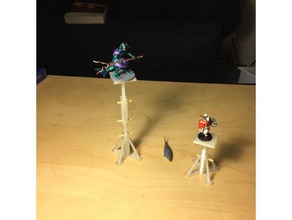 altura ajustável mini plataforma brinquedo & acessórios para jogos dnd masmorras e dragões jack miniatura miniaturas a tampo de mesa wargaming 3d print model - Mito3D