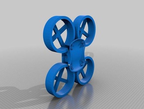 teal drone propeller cage co2 gun toy & game accessories tealdronechallenge 3d print model - Mito3D