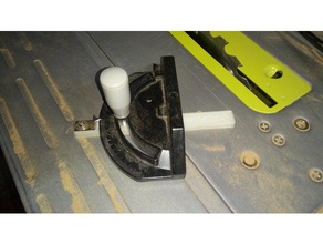 ryobi miter rail parts table saw 3d print model - Mito3D