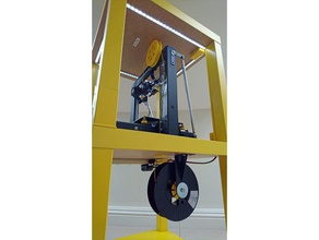 altında telli biriktirme Kulesi monte edilmiş 3d yazıcı aksesuarları filament rehberi tutucu 3d print model - Mito3D