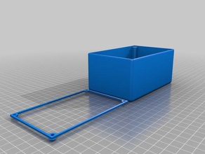 projet du couvercle de la boîte 120 l'électronique personnalisé 3d print model - Mito3D