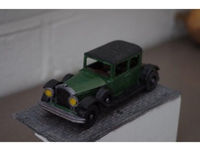 da gángster de la escapada vehículos De década 1920 28mm coche gangster wargaming 3d print model - Mito3D