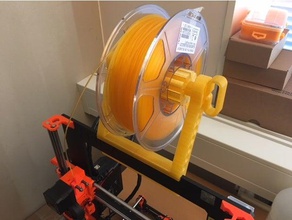 prusa i3 filament holder 3d printer accessories spool fillament prusai3 mk2 3d print model - Mito3D