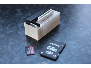 sd-card holder organization micro sd micro sd card holder sd card sd card holder 3d print model - Mito3D