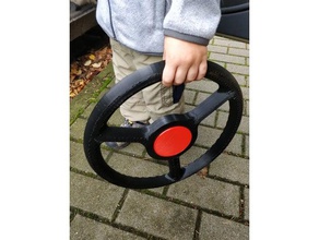 toy steering wheel toys & games lenkrad 3d print model - Mito3D
