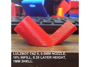 mokujin sparrow lean test 3d printing tests angle 3d print model - Mito3D
