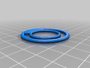 round paperclip office 3d print model - Mito3D