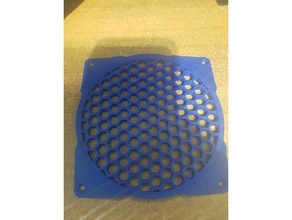 ventilateur grill modèle hexagonal ordinateur 3d print model - Mito3D