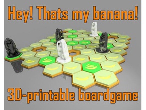 hey mon banana jeu de plateau jeux génial des société gratuits amusant c'est poisson opengames dessus table thingiverse jouet les jouets 3d print model - Mito3D