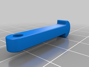 balisong-Klinke Ersatz-Teile 3d print model - Mito3D