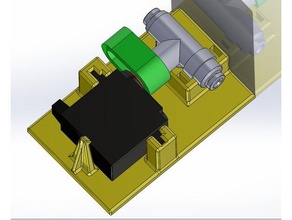 servo operated valve r c vehicles 3d print model - Mito3D