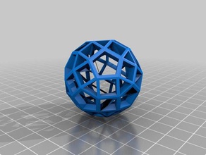 i poliedri convessi ritaglio 20 matematica arte su misura 3d print model - Mito3D