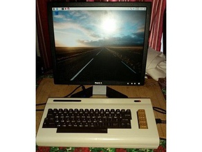 vic-20 pi conversion panels electronics arduino commodore keyboard raspberry 3d print model - Mito3D
