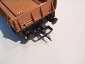 replacement coupler playmobil trains mechanical toys garden railway model train 3d print model - Mito3D
