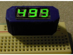 planche à pain compatible mini voltmètre module de l'électronique 3d print model - Mito3D
