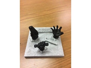 usta mezarlık sanat 3d print model - Mito3D