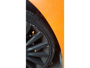 punto pneumatico tappo della valvola automotive fiat grande di pneumatici il 3d print model - Mito3D