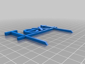 il mio segno personalizzata segni e loghi su misura 3d print model - Mito3D