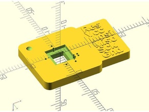 isp-flasher adapter für atmel avr mega8 tqfp32 - Elektronik 3d print model - Mito3D