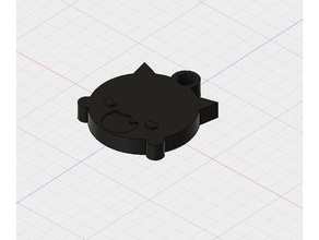 diabo chaveiro criaturas bonito pequena 3d print model - Mito3D