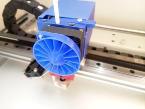 ventilador protector de difusor Impresora 3d las piezas 3d print model - Mito3D
