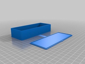 meine individuelle Fall rechteckig Container kundengebundene 3d print model - Mito3D