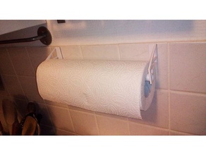 fixador do rolo de papel produtos para casa banheira conexão secretária titular agregado familiar a cozinha monte prático o quarto wc porta higiênico higiénico parede 3d print model - Mito3D
