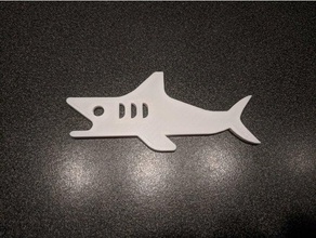 köpekbalığı emoji hayvanlar 3d print model - Mito3D