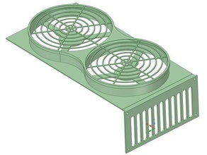 24v 25a fuente de alimentación la cubierta del ventilador reemplazo Impresora 3d accesorios 3d print model - Mito3D