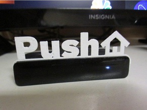 roku express push home reminder decor 3d print model - Mito3D