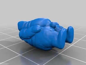 lucky fatman sculptures 3d print model - Mito3D