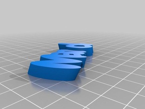 özelleştirilmiş iamburny benim v2 mandi Anahtarlık 3d print model - Mito3D