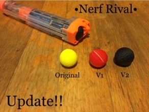 nerf rival munición La impresión en 3d apolo la bola bala arma de fuego kronos el disparo juguete 3d print model - Mito3D
