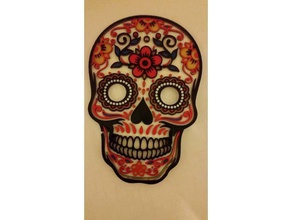 personnalisable journée morte masque accessoires de jeu calaverita costumechallenge2017 personnalisables le jour des morts mexique 3d print model - Mito3D