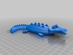 gator 3d printing 3d print model - Mito3D
