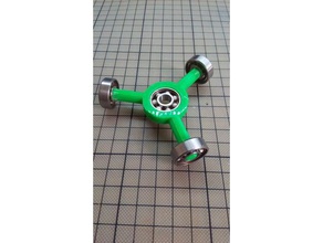 table fidget spinner toys & games 608 bearing ball fidgetspinner toy finger fun green play 3d print model - Mito3D