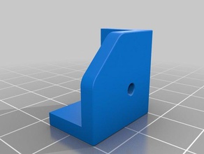anet a8 corner glass holder 3d printer accessories 3d print model - Mito3D